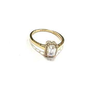 SORTIJA ORO AMARILLO PIEDRA                                           