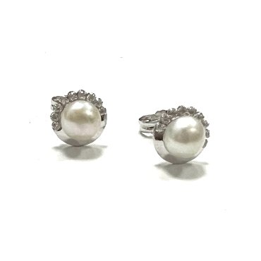 PENDIENTES NIÑA ORO BLANCO PIEDRA                                     