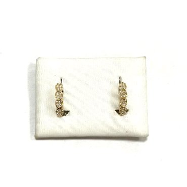 PENDIENTES NIÑA ORO AMARILLO PIEDRA                                   