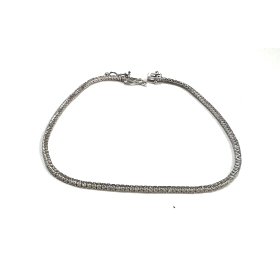 PULSERA SRA. ORO BLANCO BRILLANTES                                    