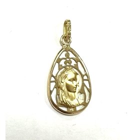 MEDALLAS ORO AMARILLO PIEDRA                                          