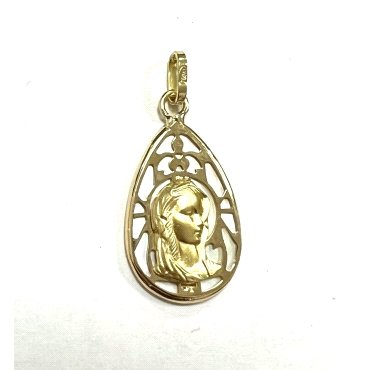 MEDALLAS ORO AMARILLO PIEDRA                                          