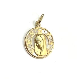 MEDALLAS ORO AMARILLO PIEDRA                                          