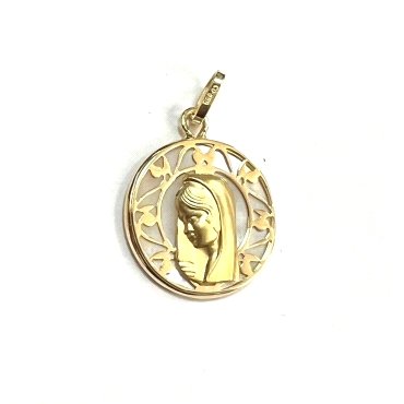 MEDALLAS ORO AMARILLO PIEDRA                                          