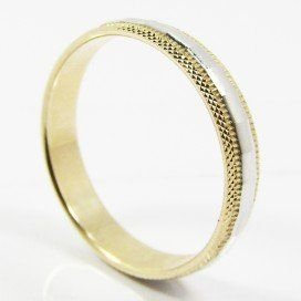 ALIANZAS ORO BICOLOR