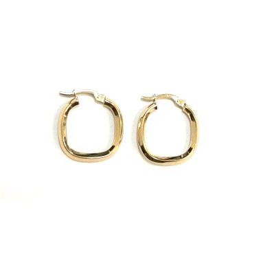 PENDIENTES ARO ORO AMARILLO LISA                                      