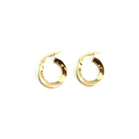 PENDIENTES ARO ORO AMARILLO LISA                                      