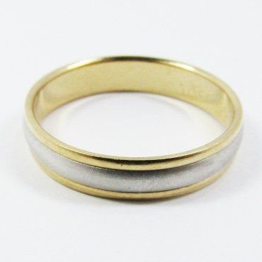 ALIANZAS ORO BICOLOR
