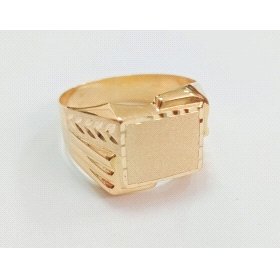 SELLO CABALLERO ORO AMARILLO SEMI HUECO                               