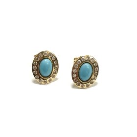 PENDIENTES ORO AMARILLO PIEDRA                                        