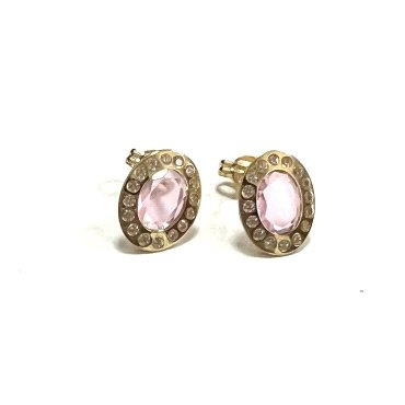 PENDIENTES ORO AMARILLO PIEDRA                                        