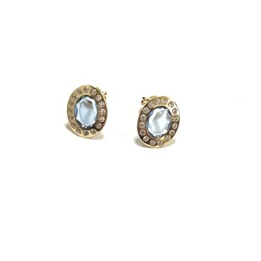 PENDIENTES ORO AMARILLO PIEDRA                                        