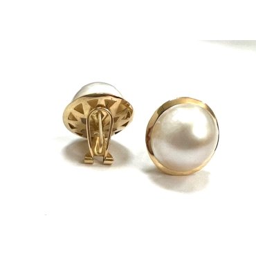 PENDIENTES AMARILLO PERLA JAPONESA                                    