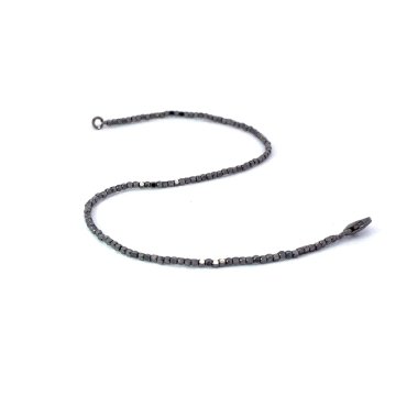 PULSERA SRA. ORO BLANCO RUTENIO                                       