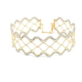 PULSERA ARO  SRA. ORO BICOLOR                                         