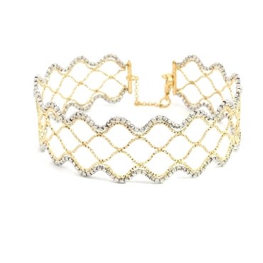 PULSERA ARO  SRA. ORO BICOLOR                                         