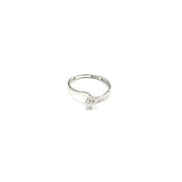 SORTIJA ORO BLANCO PIEDRA                                             
