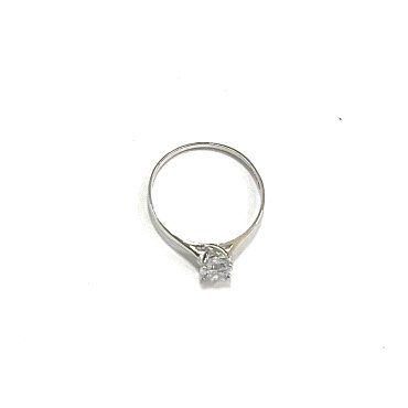 SORTIJA ORO BLANCO PIEDRA                                             