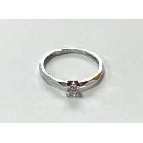 SORTIJA ORO BLANCO PIEDRA                                             