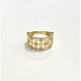 SORTIJA ORO AMARILLO PIEDRA                                           