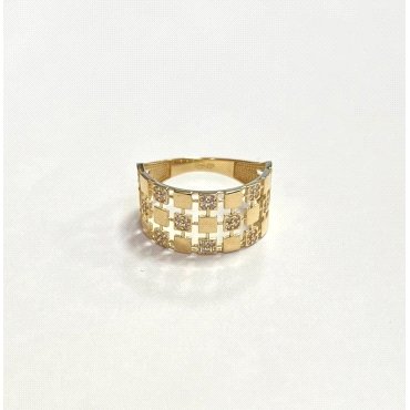 SORTIJA ORO AMARILLO PIEDRA                                           