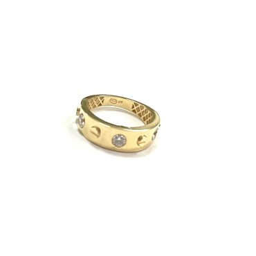 SORTIJA ORO AMARILLO PIEDRA                                           