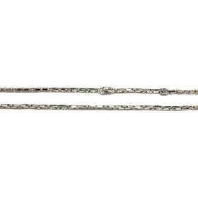 CADENAS CADENA ORO BLANCO 50 CM.                                      