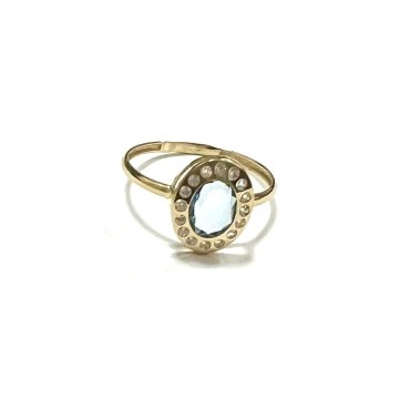 SORTIJA ORO AMARILLO PIEDRA                                           