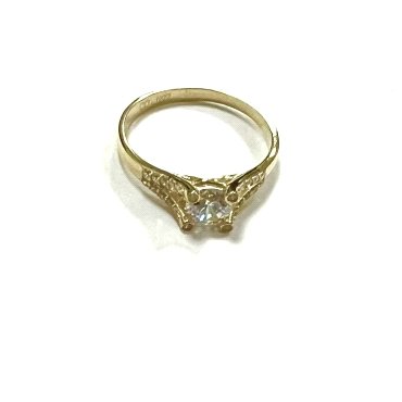 SORTIJA ORO AMARILLO PIEDRA                                           