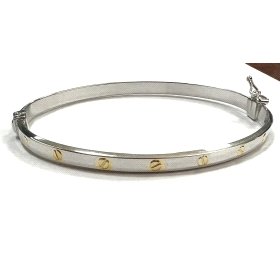 PULSERA SRA. ORO BICOLOR                                              