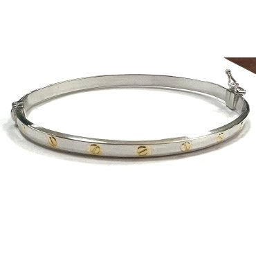 PULSERA SRA. ORO BICOLOR                                              