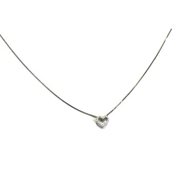 GARGANTILLA ORO BLANCO PIEDRA                                         