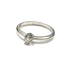SORTIJA ORO BLANCO BRILLANTES                                         