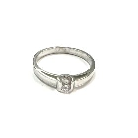 SORTIJA ORO BLANCO BRILLANTES                                         
