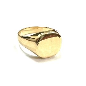 SELLO CABALLERO ORO AMARILLO SEMI HUECO                               