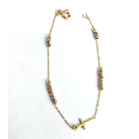 PULSERA SRA. TRICOLOR ROSARIO                                         