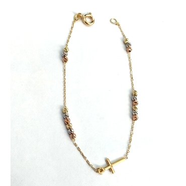 PULSERA SRA. TRICOLOR ROSARIO                                         
