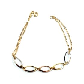 PULSERA SRA. ORO TRICOLOR                                             