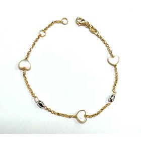 PULSERA SRA. ORO BICOLOR PIEDRA                                       