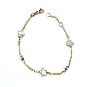 PULSERA SRA. ORO BICOLOR PIEDRA                                       