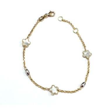 PULSERA SRA. ORO BICOLOR PIEDRA                                       