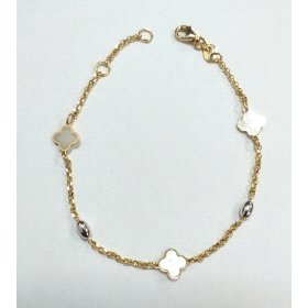 PULSERA SRA. ORO BICOLOR PIEDRA                                       