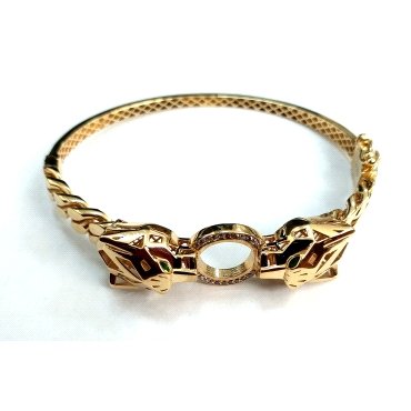 PULSERA SRA. ORO AMARILLO PIEDRA                                      