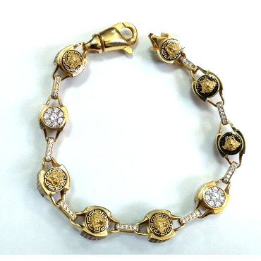 PULSERA SRA. ORO AMARILLO ITALIANO PIEDRA                             