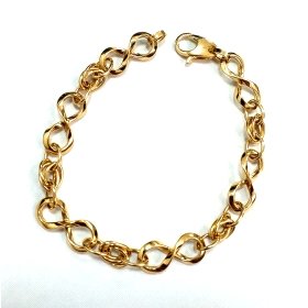 PULSERA SRA. ORO AMARILLO ITALIANO LISO                               