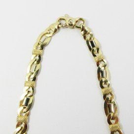 GARGANTILLA ORO BICOLOR ITALIANO LISO
