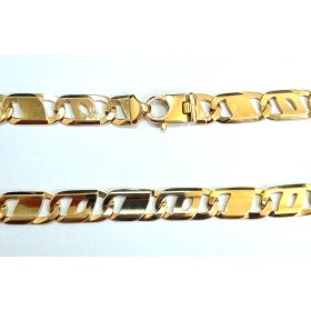 GARGANTILLA ORO AMARILLO ITALIANO LISO                                
