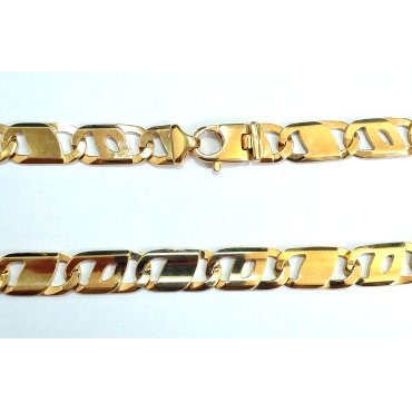 GARGANTILLA ORO AMARILLO ITALIANO LISO                                