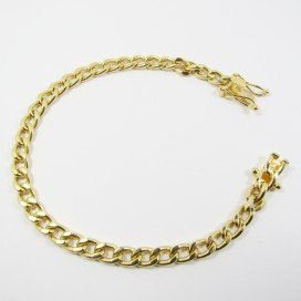 PULSERAS CABALLERO ORO AMARILLO