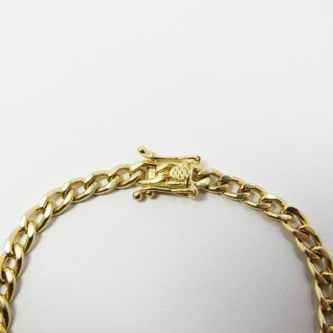 PULSERAS CABALLERO ORO AMARILLO